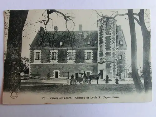Alte AK Plessis les Tours Chateau  de Louis XI [aM485]