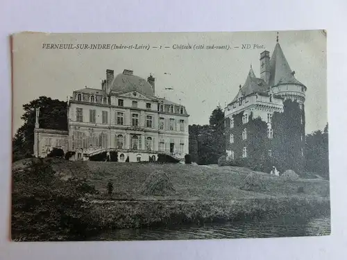 Alte AK Verneuil sur Indre Chateau [aM493]