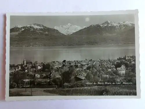 Alte AK Hotel du Mont Blanc au Lac Morges [aM511]