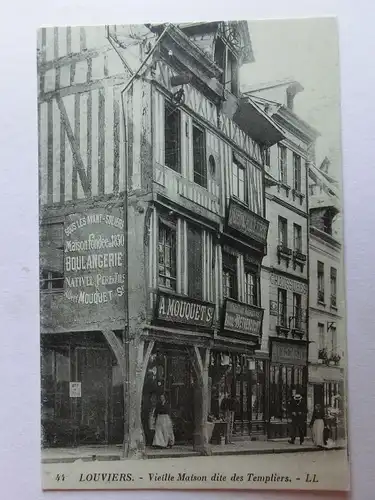 Alte AK Louviers Vieille Maison dite des Templiers [aM516]