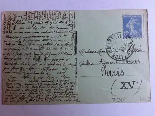 Alte AK Tullins Chateau de Pinet [aM546]