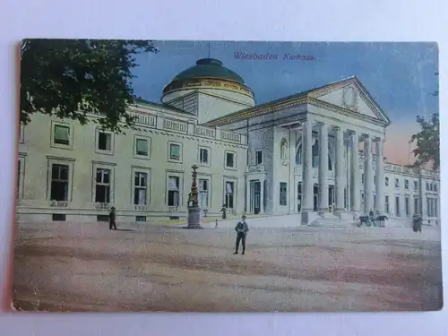 Alte AK Wiesbaden Kurhaus um 1915 [aW38]