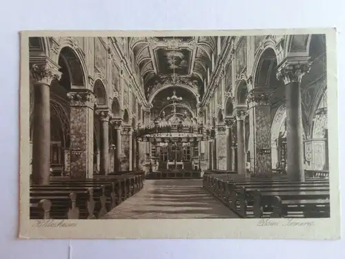 Alte AK Hildesheim Dom Inneres um 1920 [aW57]