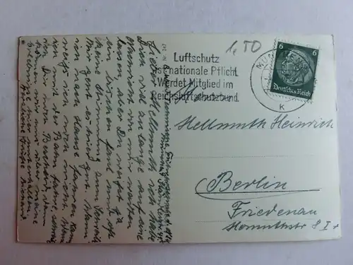 Alte AK München Blick v. d. Ludwigskirche [aW66]