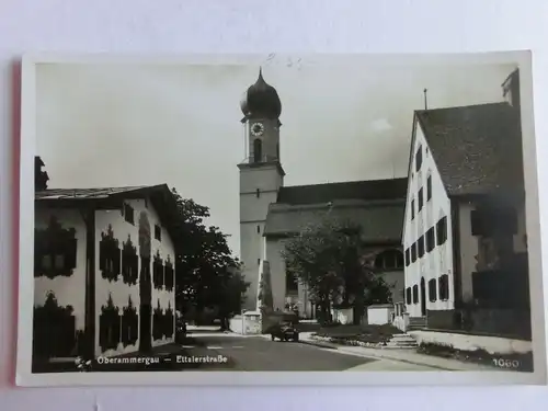 Alte AK Oberammergau Ettalerstraße [aW70]