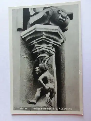 Alte AK Goslar Dukatenmännchen  [aW71]