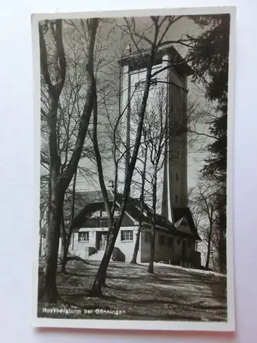 Alte AK Gönningen Rossbergturm [aW82]