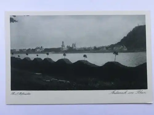 Alte AK Wiechmann Bildkarten Am Rhein Andernach [aW106]