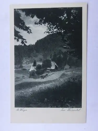 Alte AK Wiechmann Bildkarten Im Schwarzwald Wiesental [aW113]