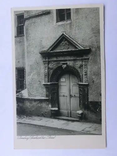 Alte AK Dornburg Goethe Schloss Portal [aW120]