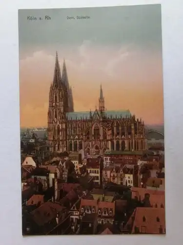 Alte AK Köln Dom Südseite 1908 [aW163]