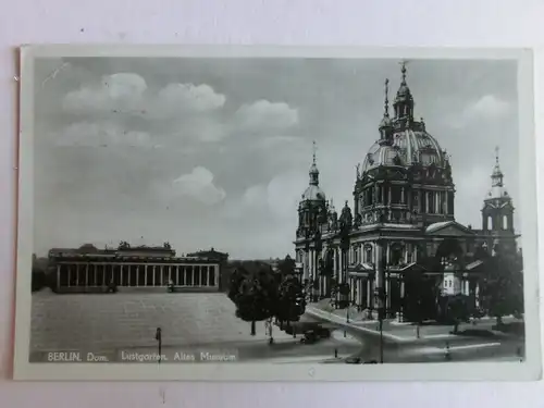Alte AK Berlin Dom Lustgarten Altes Museum [aW165]
