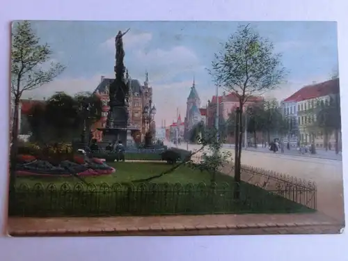 Alte AK Dortmund Hiltropwall Kriegerdenkmal 1915 [aW168]