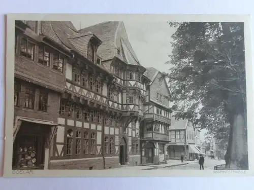 Alte AK Goslar Marktstraße um 1920 [aW182]