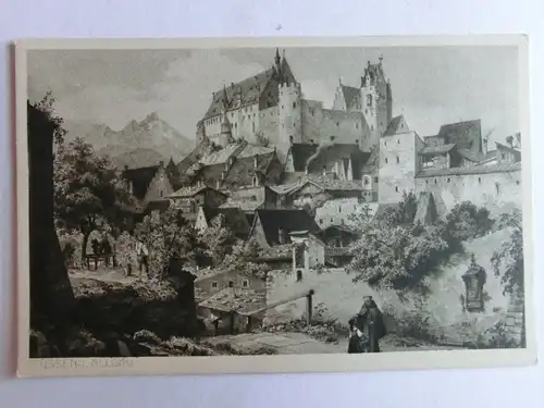 Alte AK Füssen Allgäu [aW207]