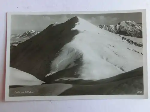 Alte AK Fellhorn Oberstdorf Allgäu (m. Löchlein) [aW284]