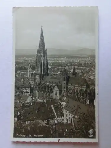 Alte AK Freiburg Münster 1941 Breisgau [aW315]