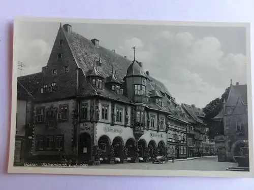 Alte AK Goslar Kaiserworth [aW333]
