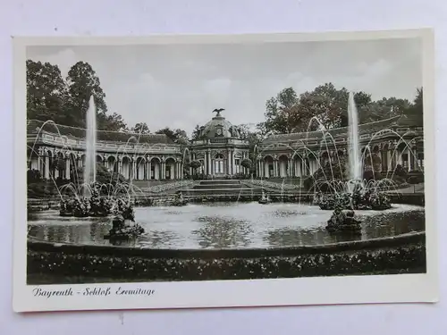 Alte AK Bayreuth Schloß Eremitage [aW436]