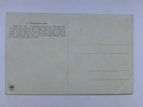 Alte AK Künstlerkarte Premysl der Pflüger Böhmen [aW474]