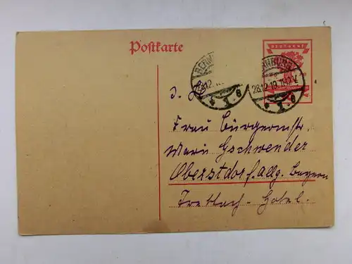 Alte AK Ganzsache Deutsche Nationalversammlung 1919 [aW477]