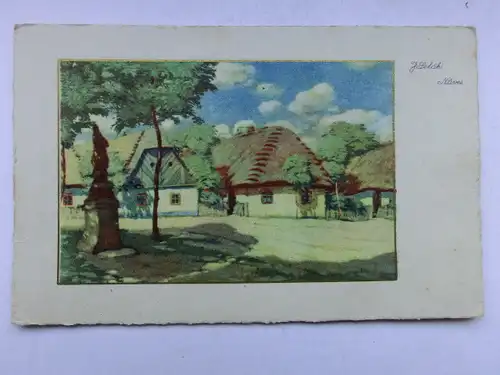 Alte AK Künstlerkarte J. Selak Naves [aW482]