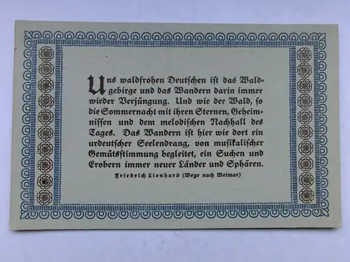 Alte AK Gedichtkarte Friedrich Lienhard Wege nach Weimar [aW517]
