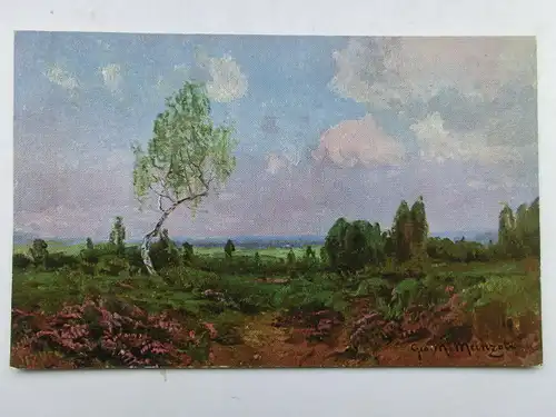 Alte AK Helbachs Künstler-Karten Heide Lüneburger Heide ? [aW538]