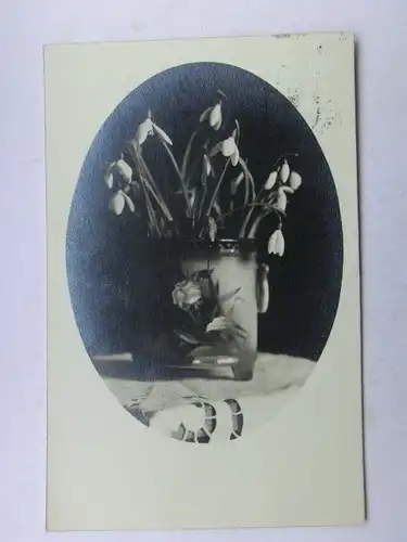 Alte AK Grußkarte Schneeglöckchen 1934 [aW557]