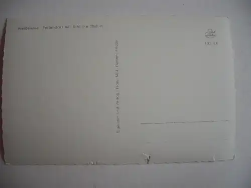 Alte AK Weißensee Feriendorf Füssen [D133]