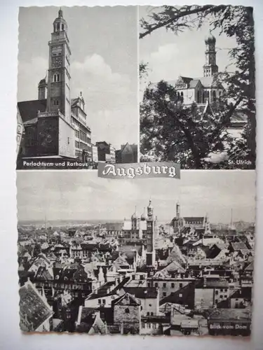 Alte AK Augsburg St. Ulrich Perlachturm… [D181]