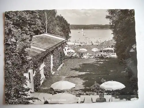 Alte AK Strandbad Forster Unterschondorf Ammersee [D203]
