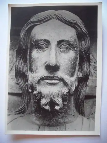 Alte AK Kunstkarte Antlitz Christi Chartres Kathedrale [D308]