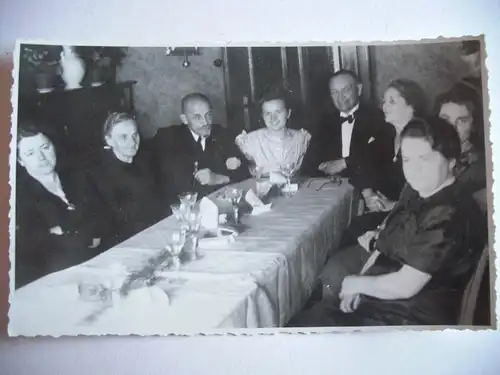 Alte AK Fotokarte Familienfeier um 1940 ??? [D328]