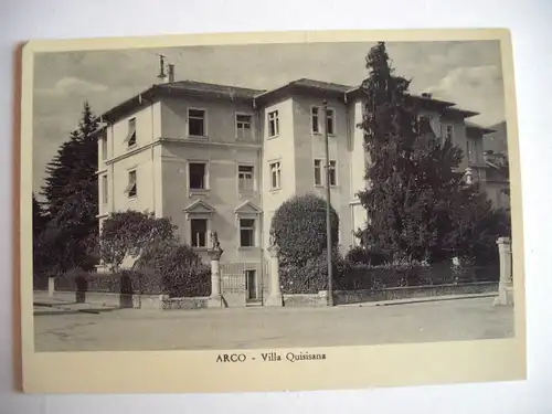 Alte AK Arco Villa Quisisana [D344]