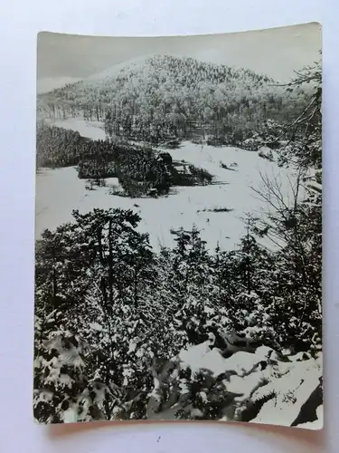 Alte AK Waltersdorf Zittauer Gebirge Hubertusbaude [D464]