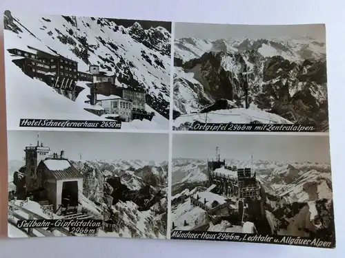 Alte AK Zugspitze Mehrbildkarte [D467]