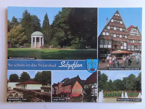 Alte AK Salzuflen Mehrbildkarte [D506]
