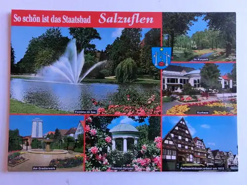 Alte AK Salzuflen Mehrbildkarte [D507]