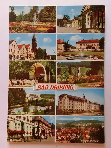 Alte AK Bad Driburg Mehrbildkarte [D533]