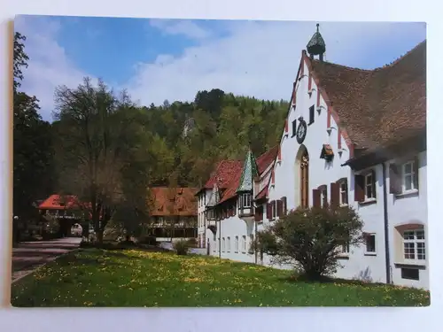 Alte AK Blaubeuren Blick in den Klosterhof [D534]