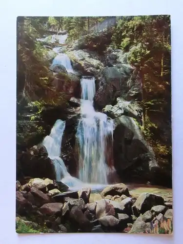 Alte AK Triberg Schwarzwald Wasserfall [D542]