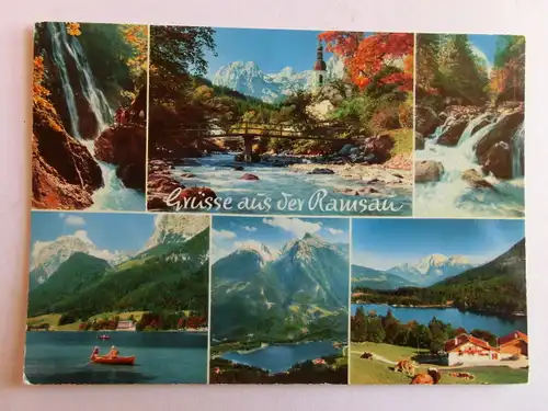 Alte AK Berchtesgaden Ramsau Mehrbildkarte  [D571]