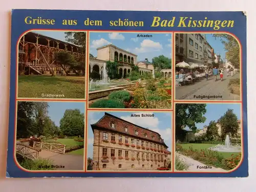 Alte AK Bad Kissingen Mehrbildkarte [D575]