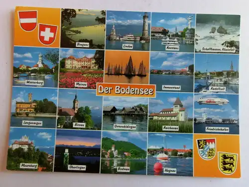 Alte AK Bodensee Mehrbildkarte [D589]