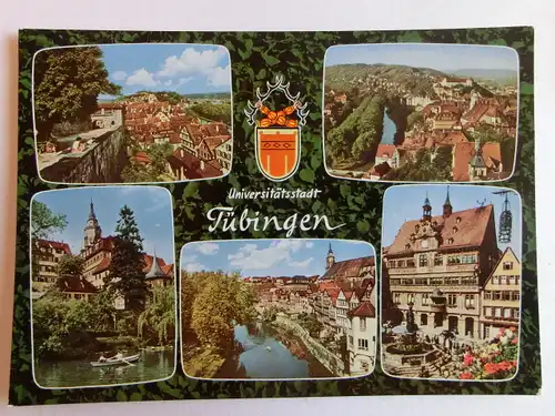 Alte AK Tübingen Mehrbildkarte [D612]
