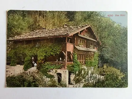 Alte AK Seelisberg Das Rütli um 1920 [D1039]