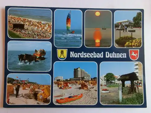 Alte AK Nordseebad Duhnen Mehrbildkarte [D644]