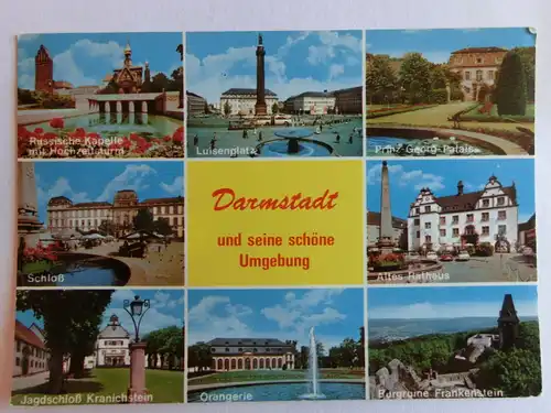 Alte AK Darmstadt u. seine schöne Umgebung [D649]