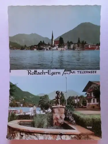 Alte AK Rottach Egern Tegernsee [D653]